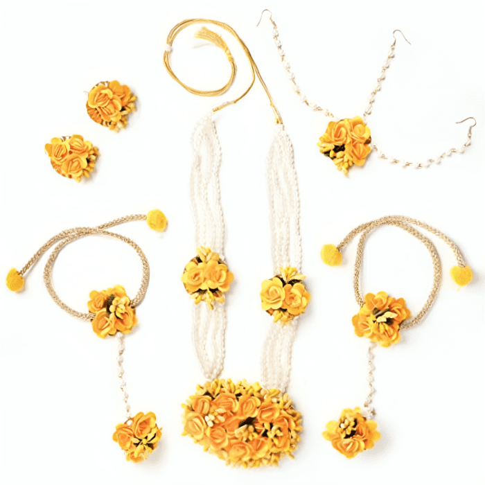 Artificial Floral Jewellery Set For Women (COLOR CAN BE CUSTOMIZED